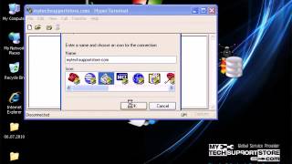 How to Configure Hyperterminal in Windows XPnguonInternet [upl. by Barolet672]