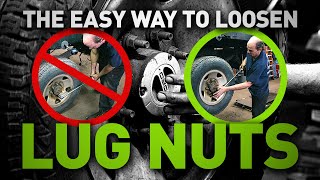 How To Loosen Lug Nuts Without An Impact Gun [upl. by Chappell]