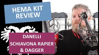 Kit Review  An unusual Marco Danelli schiavona rapier amp dagger set [upl. by Genie]