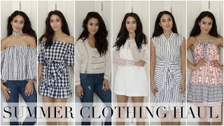 SUMMER CLOTHING HAUL  Tamara Kalinic [upl. by Rab]