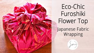 Furoshiki Wrapping with Lush Flower  Japanese Fabric Wrapping japanesegiftwrapping [upl. by Dettmer]