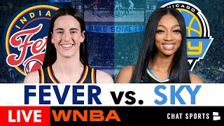 Indiana Fever vs Chicago Sky Live Streaming Scoreboard PlayByPlay  Caitlin Clark Angel Reese [upl. by Neleag]