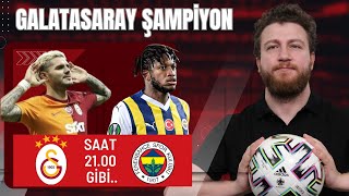 24 Galatasaray Şampiyon Konyaspor 1 3 Galatasaray Fenerbahçe 60 İstanbulspor  Maç Sonu [upl. by Whiting]