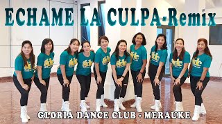 ECHAME LA CULPA  Remix  LINE DANCE  CAECILIA MARIA FATRUAN  GDC MERAUKE PAPUA [upl. by Joacima]