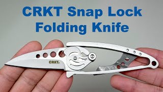 CRKT Snap Lock Folding Knife [upl. by Aihsetan11]