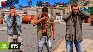 GTA V Boiler Suits Mission in 8K MaxedOut Gameplay Ultra Ray Tracing Graphics MOD [upl. by Uhthna49]