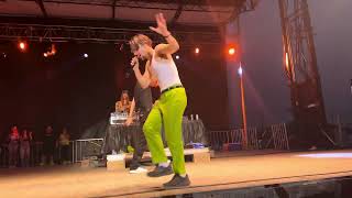 Yung Gravy amp bbno  Whip A Tesla live in Monroe Michigan 73123 [upl. by Ardnola]