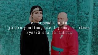 pyhimys ft vesta  kynnet kynnet lyrics [upl. by Byrn989]