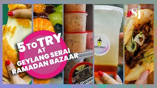 5 to try Musteats at Geylang Serai Ramadan Bazaar [upl. by Hameean]