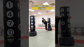 Kwon Tornado Kick Combo Tutorial shorts martialarts cobrakai [upl. by Emina982]