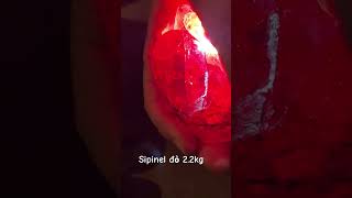 Viên sipinel đỏ 1000 tỉ ruby gemstone sapphire [upl. by Arised]