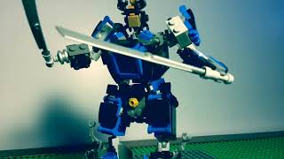 LEGO Stop Motion Bumblebee Transformation [upl. by Brianna212]