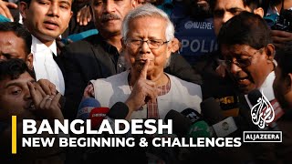 Big challenges ahead for Muhammad Yunus Bangladesh’s new interim leader [upl. by Pratt]