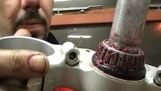 Steering head bearings how to replace and adjust without special tools [upl. by Nedyaj]