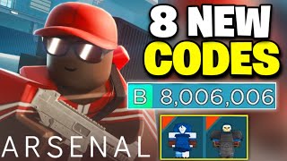 8 NEW⚠️ ARSENAL ROBLOX CODES 2024  ARSENAL CODES [upl. by Robaina474]