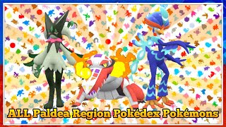 How To Evolve Pokémon  Generation 9 Paldea Region Animated 3D Regular Sprites [upl. by Feinberg]