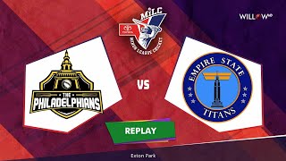 The Philadelphians vs Empire State Titans  Minor League Cricket Championship 2022 [upl. by Notsirb]