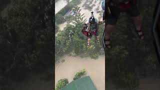 Royal New Zealand Air Force Air evacuations during weather response Cyclone Gabrielle [upl. by Lennahc]