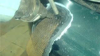 Шокирующая правда о ремонте бамперов при помощи сетки Soldering bumper mesh [upl. by Zetnwahs]