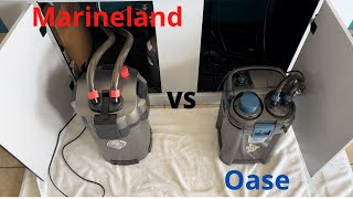 Canister filter Comparison Oase Bio Master￼350 vs Marineland Magnaflow 360 [upl. by Weirick]