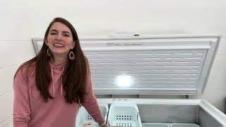 Review of GE Deep Freezer  Garage Chest Refrigerator [upl. by Chrotoem]