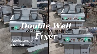 Double Well Center Sizzling Deep Fat Fryer [upl. by Enaz654]