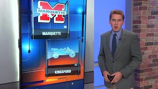 Kingsford volleyball sweeps Marquette high school volleyball scores  Thursday Sept 19 [upl. by Redep]