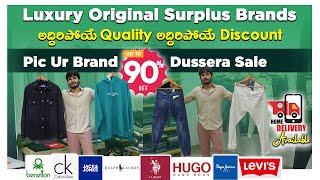 Original Luxury Surplus Brands Biggest Discount Sale Upto 90 Off In Hyderabad [upl. by Ititrefen]