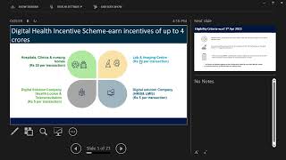 ABDM Webinar on Digital Health Incentive Scheme DHIS on 9 October 2023 [upl. by Nari347]