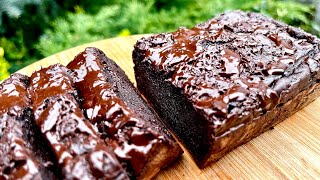 CHOCOLATE AVOCADO BREAD  Keto Loaf Cake Low Carb Sugar Free No Almond Flour [upl. by Nwotna897]