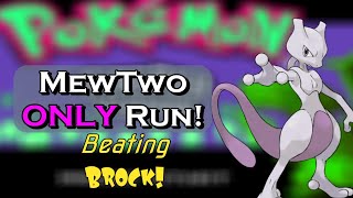 Can Mewtwo SOLO Brocks Gym in Pokemon Leaf Green [upl. by Ark855]