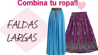 Tendencias faldas largas de moda OtoñoInvierno 20142015 [upl. by Derwon]