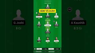 EDK VS AUM Dream11 Prediction T10 2024  EDK VS AUM Comparison  Dream11 Team Of Today Match [upl. by Ennaihs]