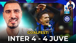 DEFENDING WHATS THAT INTER 4  4 JUVENTUS Match Reaction GOALFEST DERBY [upl. by Hgielsa]