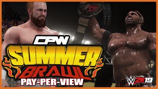 WWE CAW UNIVERSE  CPW SUMMER BRAWL PPV [upl. by Azzil]