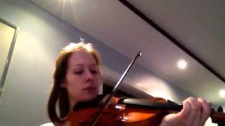 Ye banks and braes  scottish traditional  violin  MY FIRST SONG ON VIOLIN EVER [upl. by Sadella]