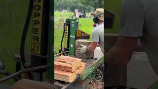 Log Splitter Aussie Chopper 21 Ton Super Axe Honda GX270 Motor logsplitter satisfying machine [upl. by Otnas943]