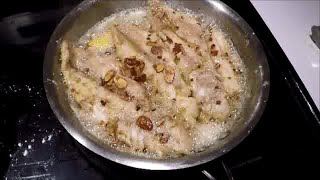 Lemon Butter Garlic Almond Fish Easy Works for any Fish You Have to Try this Yourself [upl. by Henson]