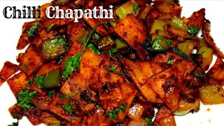 Chilli Chapathi in Tamil  சில்லி சப்பாத்தி  Easy Lunch box recipe in Tamil [upl. by Ttelracs]