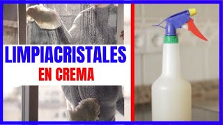 Cómo hacer un LIMPIACRISTALES natural casero en crema [upl. by Hendel]