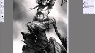 Paint like Frank Frazetta with JeanSebastien Rossbach [upl. by Sateia]