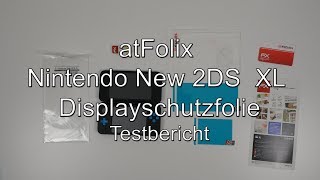 Testbericht Folix Nintendo New 2DS XL Displayschutzfolie atFolix [upl. by Fitalludba76]