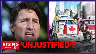 TRUCKER VICTORY Trudeaus Emergency Act Use UNJUSTIFIED Rules Canadian Judge [upl. by Adnilem476]