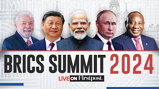 BRICS Summit 2024 LIVE Putin Welcomes World Leaders Challenges Wests Dominance [upl. by Fassold]