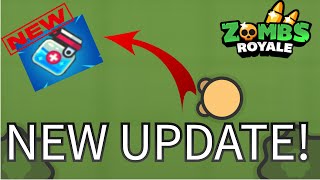 New ZombsRoyaleio UPDATE healing gernade [upl. by Aitnwahs]