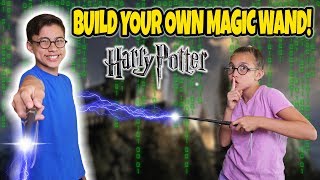 Harry Potter Coding Wand Evan and Jillian Program Magic [upl. by Kirwin]