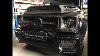 Brabus G900 meets ALPHA ARMOURING® [upl. by Eizeerb175]