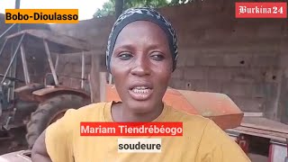 Femme soudeur Mariam Tiendrébéogo vit bien sa passion [upl. by Wallas195]