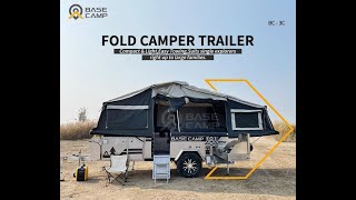 Cozy camping tent camper trailer outdoor RV glamping [upl. by Bright]