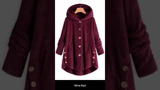 Autumn Winter Coat Women Warm Teddy Bear Coat Wool Jacket Female Plush Coat Hooded Jacket [upl. by Hsital]